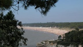 St-Georges-de-Didonne - Vue sur la conche (plage) de St-Georges